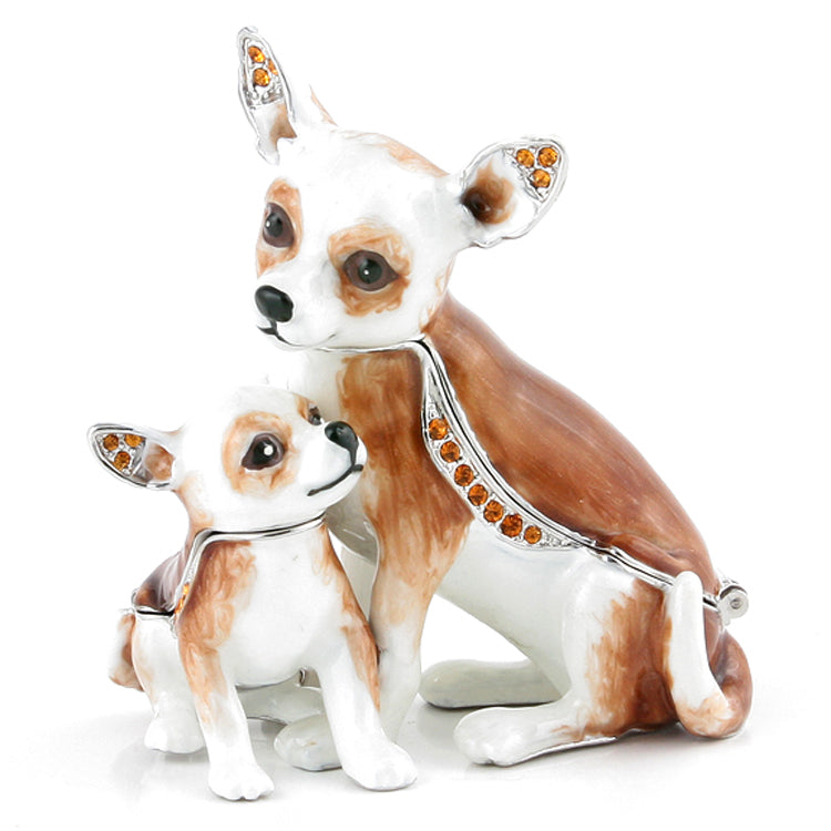 Chihuahua Family Trinket Box Set