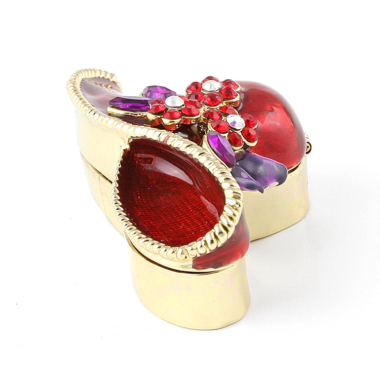 Jeweled Red Hat Trinket Box