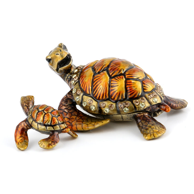 Turtle Family Trinket Box Set