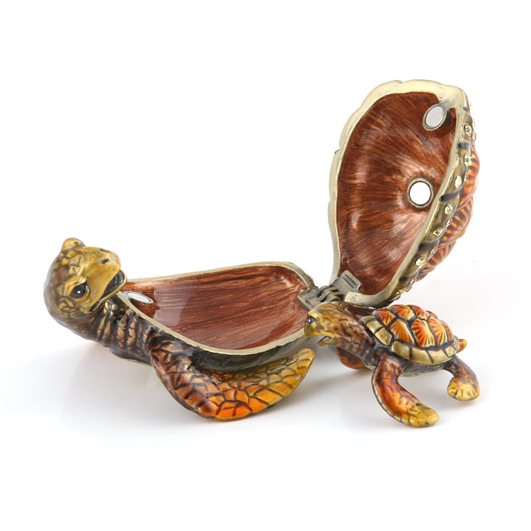 Turtle Family Trinket Box Set