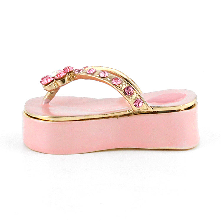 Pink Flip Flop Trinket Box