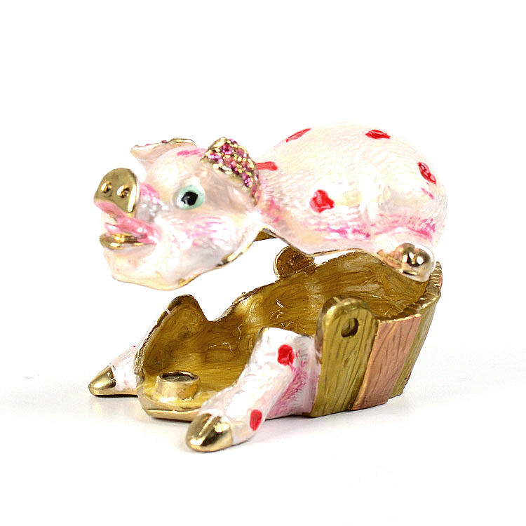 Playful Piggie Keepsake Box