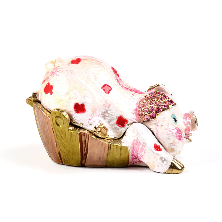 Playful Piggie Keepsake Box