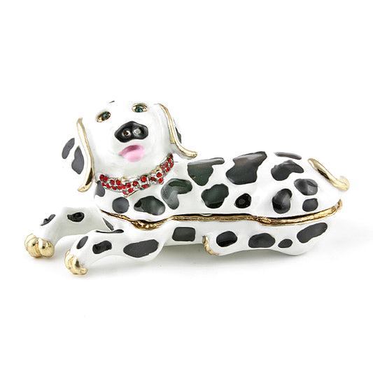 Dalmatian Dog Trinket Box