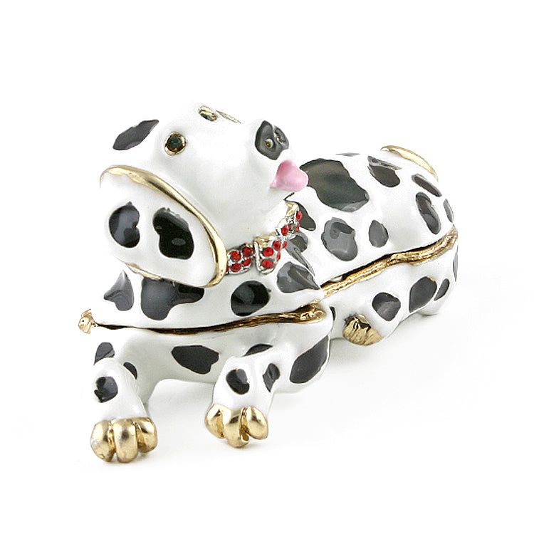 Dalmatian Dog Trinket Box