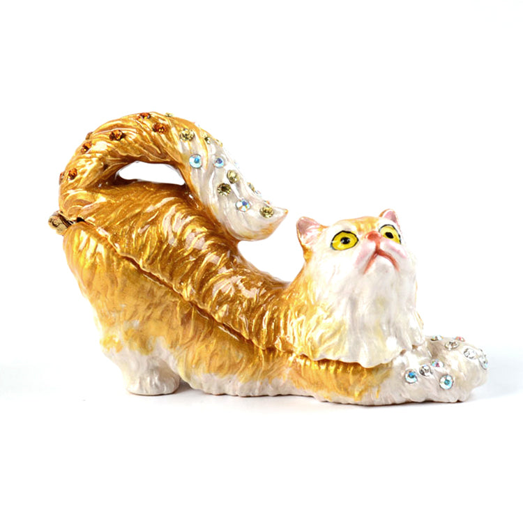 Persian Cat Duo Trinket Boxes