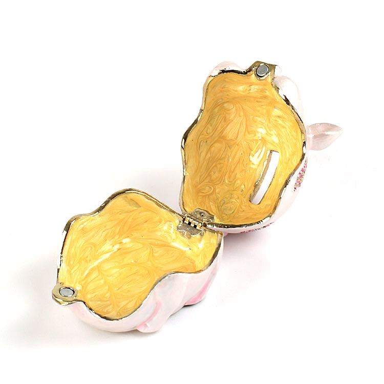 Chubby Piggy Bank Trinket Box