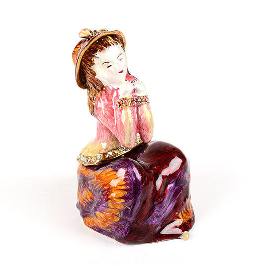 SALE -55% Waiting for Love Figurine Trinket Box