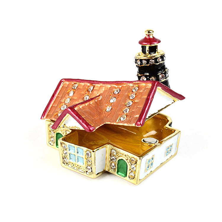 Small Lighthouse Trinket Gift Box