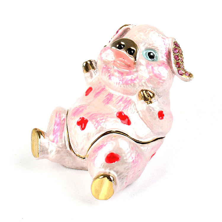 Belly-Up Piggy Funny Keepsake Box