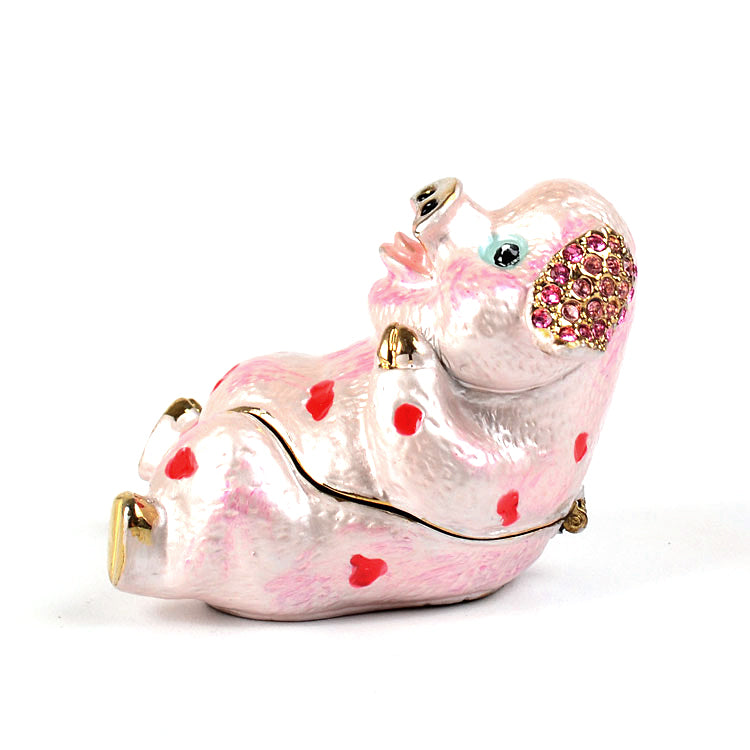Belly-Up Piggy Funny Keepsake Box
