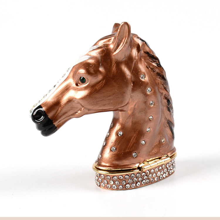 Brown Horse Head Keepsake Box