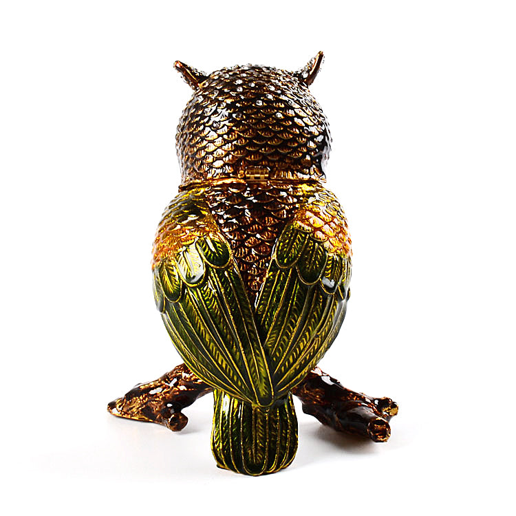 Large Owl Trinket Box