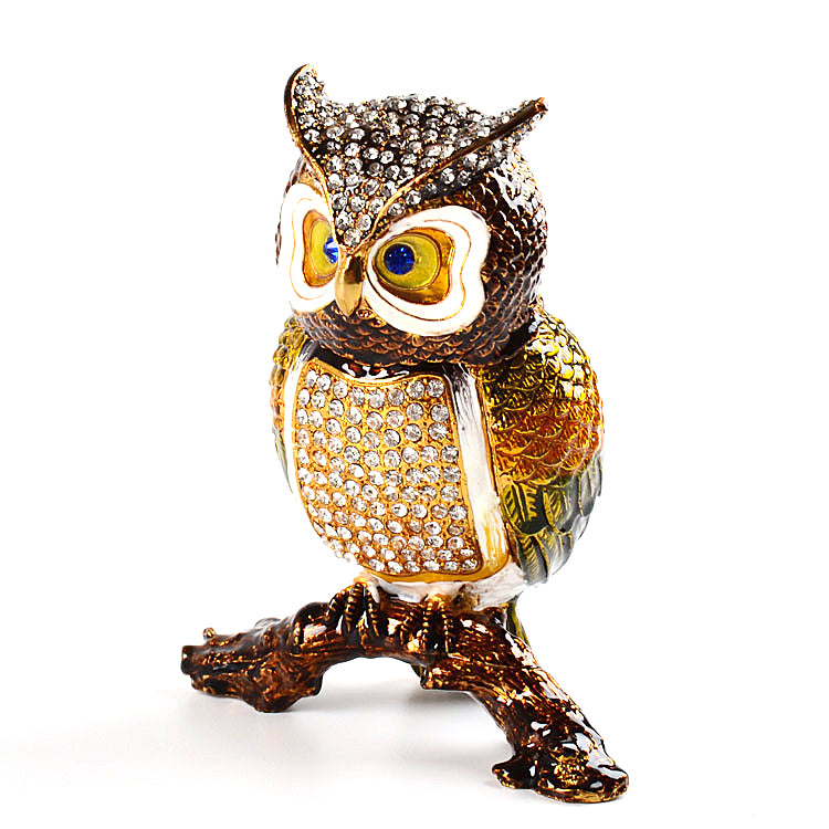 Large Owl Trinket Box