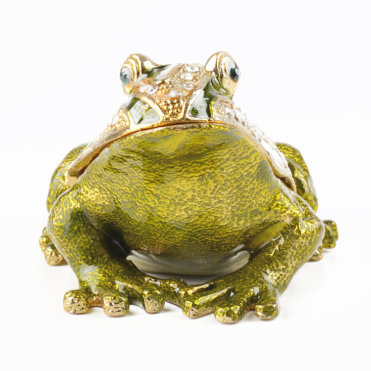 Large and Beautiful Frog Trinket Box