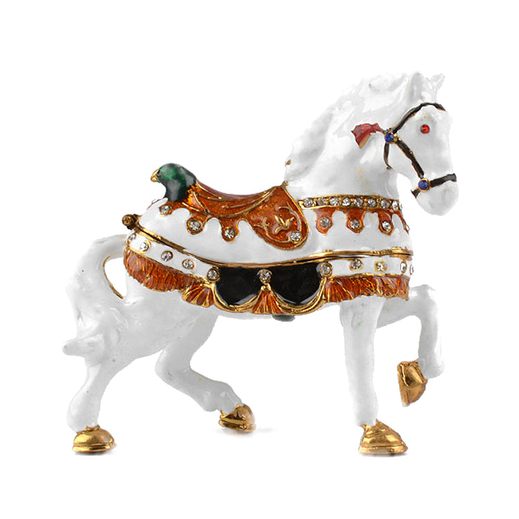 White Horse Keepsake Box