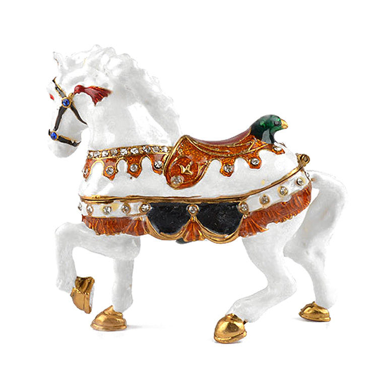 White Horse Keepsake Box