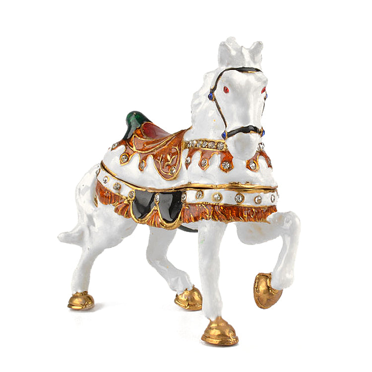 White Horse Keepsake Box