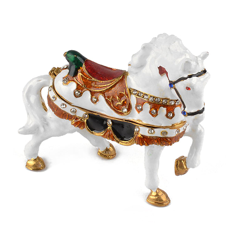 White Horse Keepsake Box