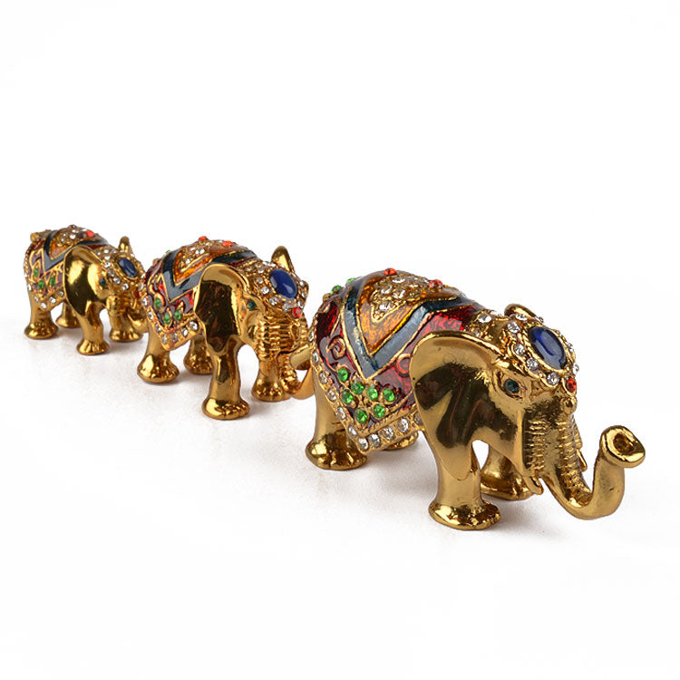 Three Elephants Keepsake Set