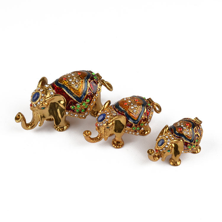 Three Elephants Keepsake Set