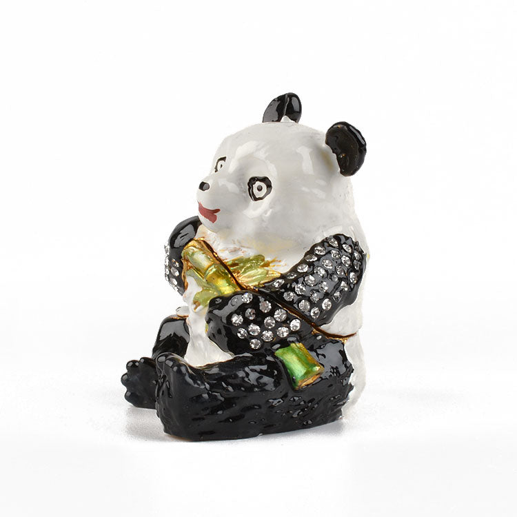 Hungry Panda With Bamboo Box