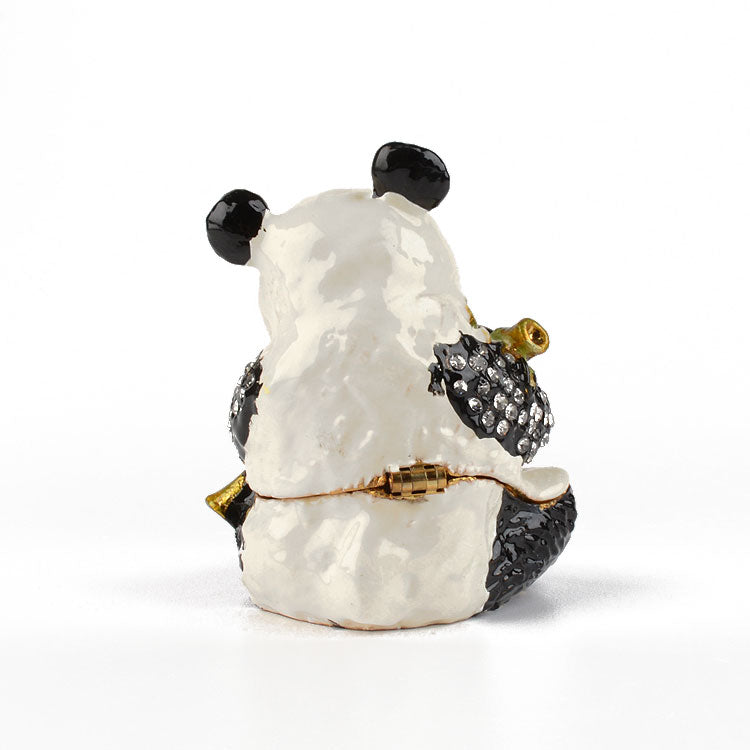 Hungry Panda With Bamboo Box