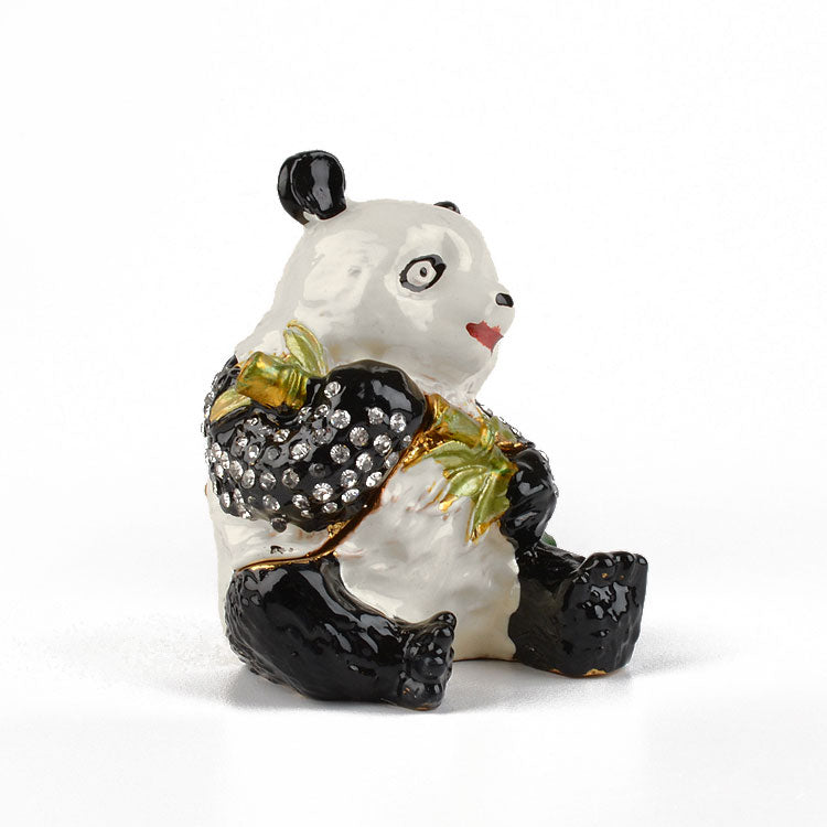 Hungry Panda With Bamboo Box
