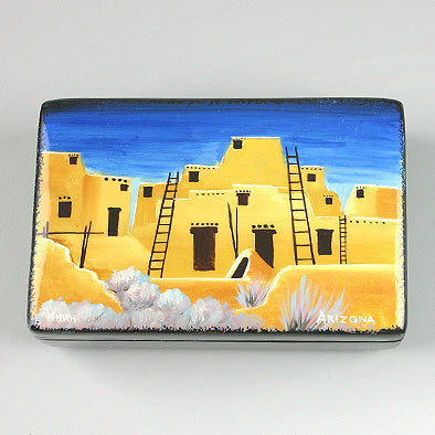 Adobe Village Jewelry Box