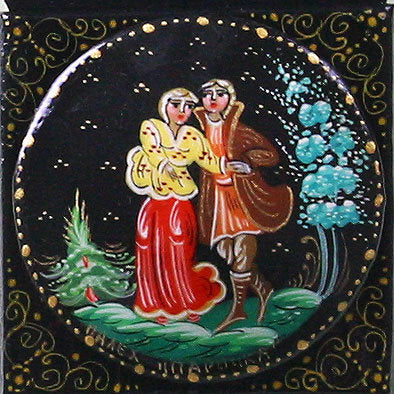 Russian Fairytale Lacquer Box