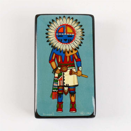 Sun Kachina Lacquer Box