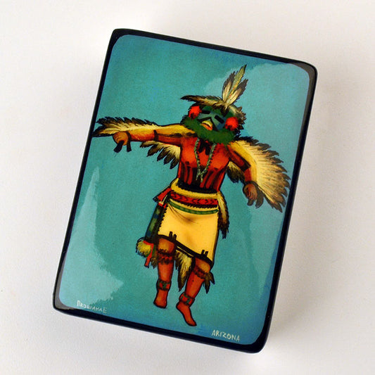 Eagle Kachina Painted Box