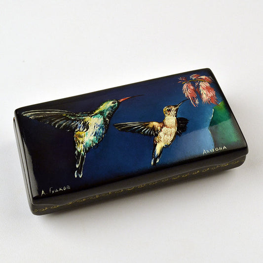 Hummingbirds Lacquer Gift Box