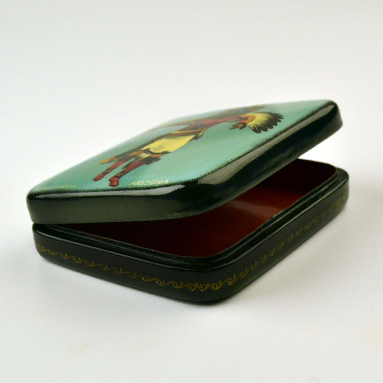 Hopi Eagle Kachina Painted Box