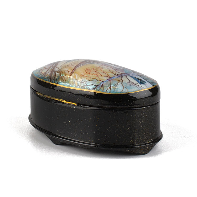 Abalone Shell Russian Lacquer Box