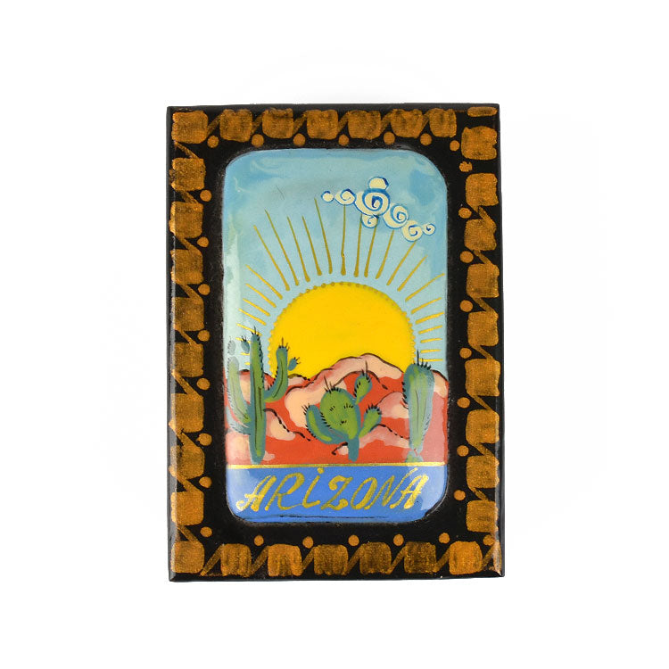 Arizona Theme Lacquer Box from Russia – The Russian Store