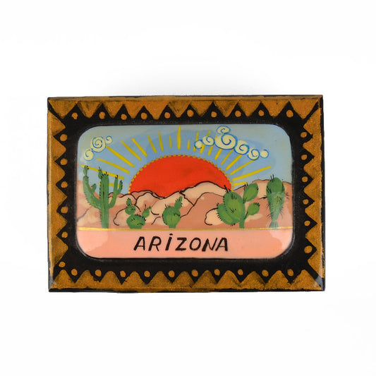 Arizona Landscape Lacquer Box