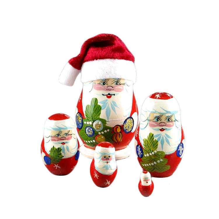Cute Santa Claus Nesting Doll
