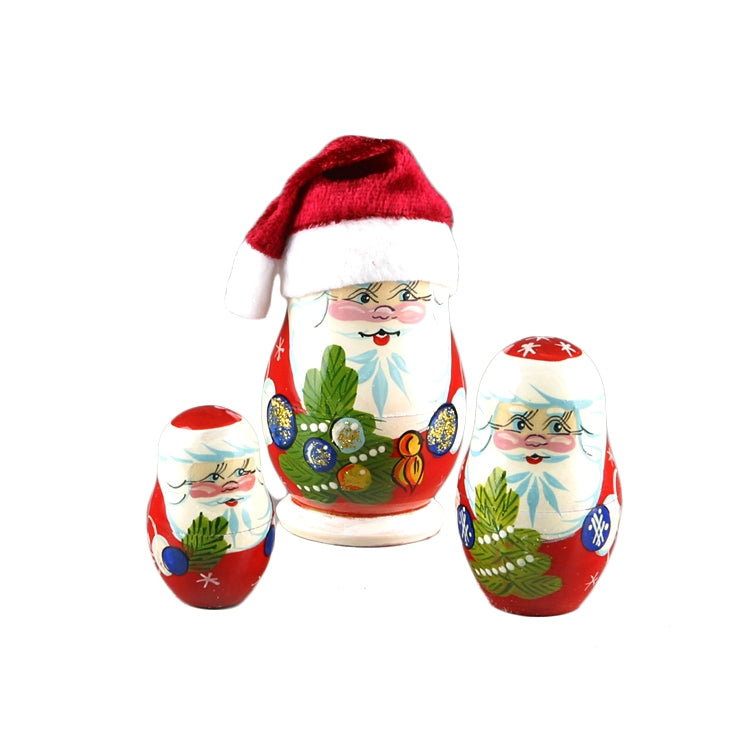 Cute Santa Claus Nesting Doll