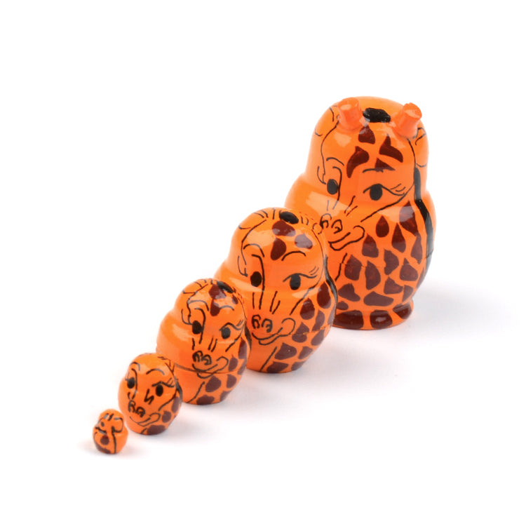 1 1-4" Tiny Giraffe Matryoshka