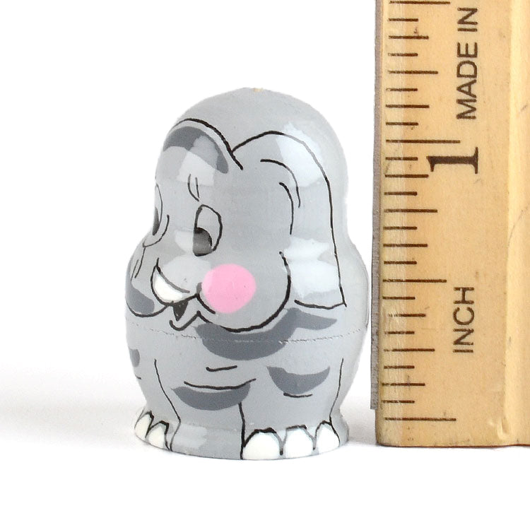 1 1-4" Tiny Elephant Matryoshka