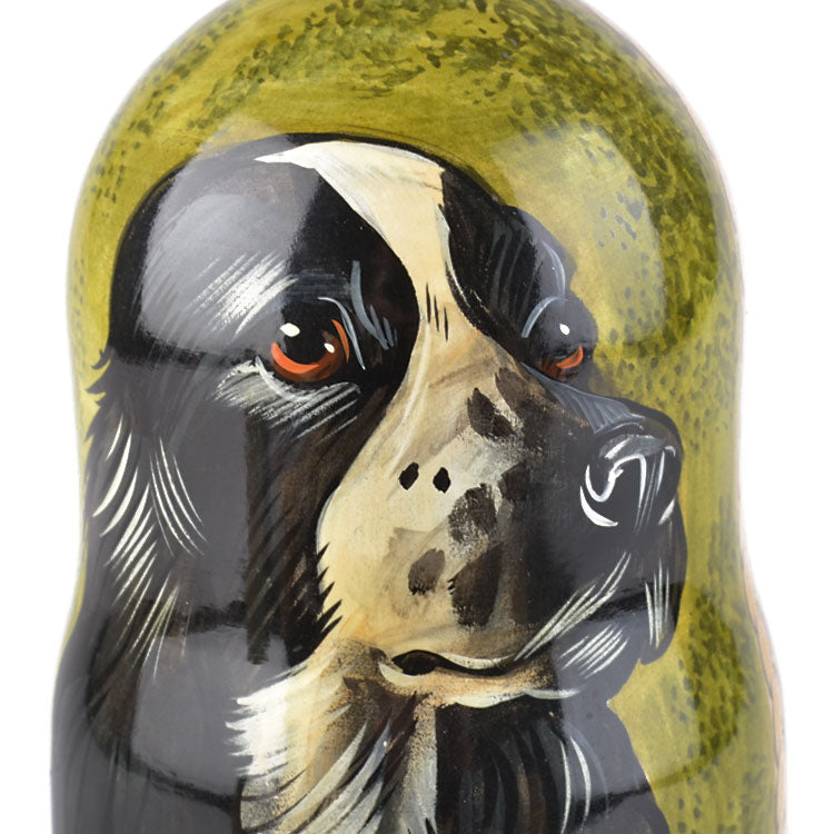 English Cocker Spaniel Dog Stacking Doll
