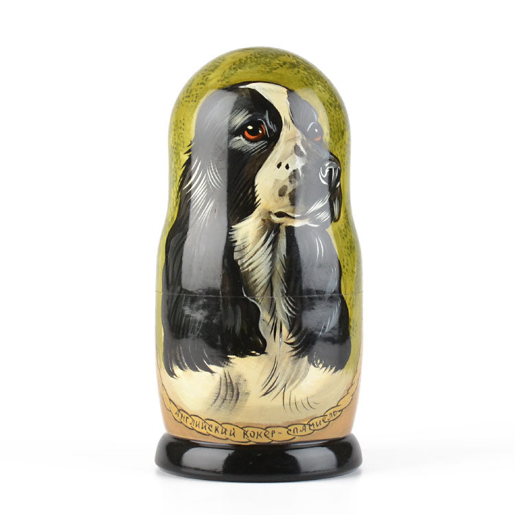 Cocker Spaniel Stacking English Cocker Spaniel Dog Stacking Doll – The Russian Store