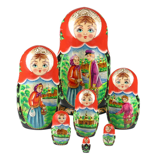 Easter Fun Matryoshka Doll 7 Pcs