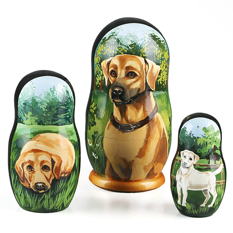 Golden Retriever Nesting Doll