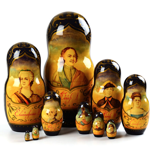Peter The Great & Czars Nesting Doll