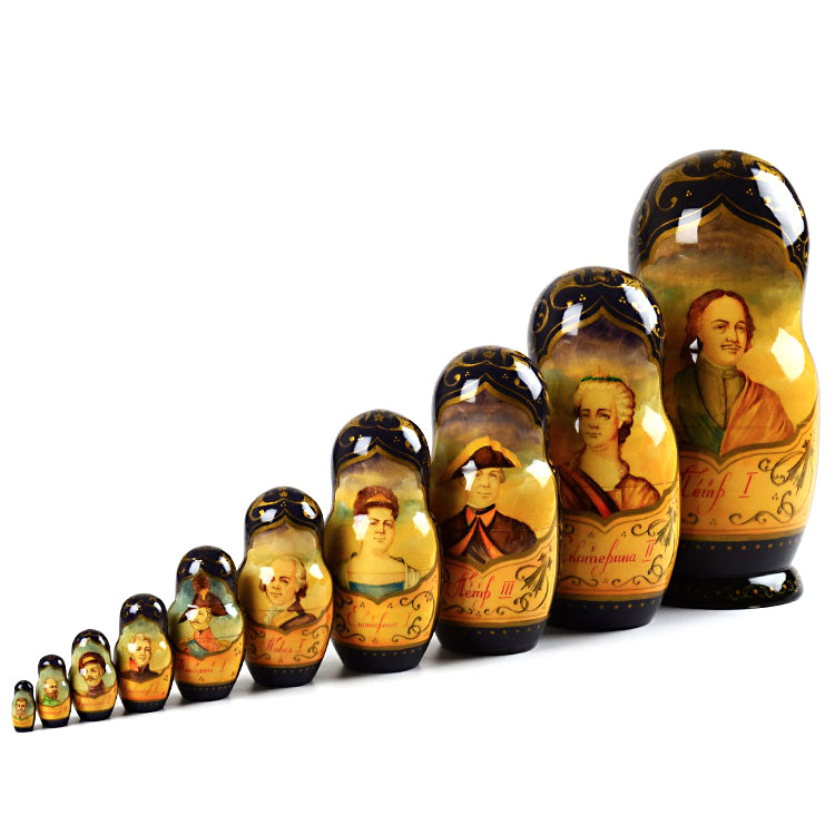 Peter The Great & Czars Nesting Doll