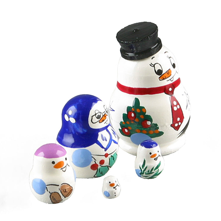 1 1-4" Tall Tiny Snowman Babushka