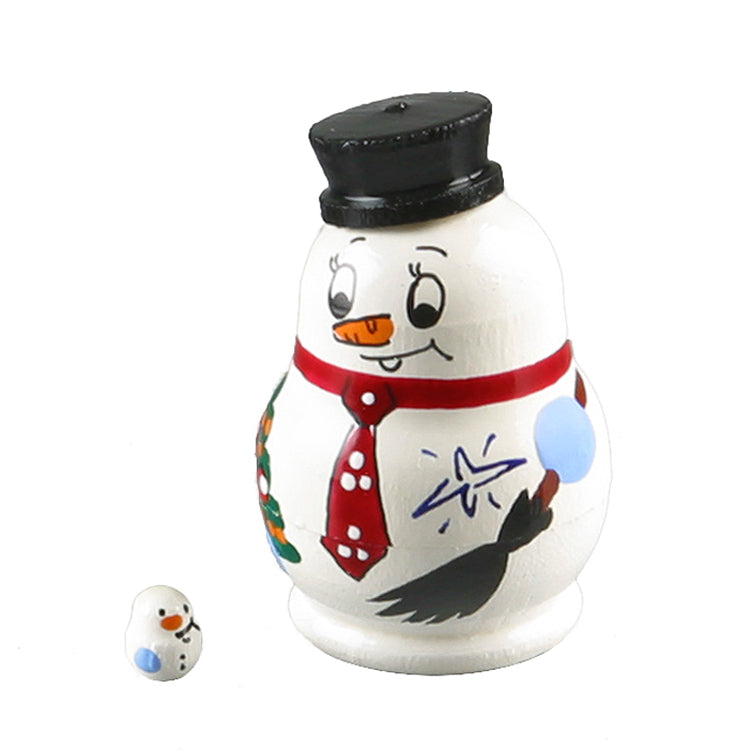 1 1-4" Tall Tiny Snowman Babushka