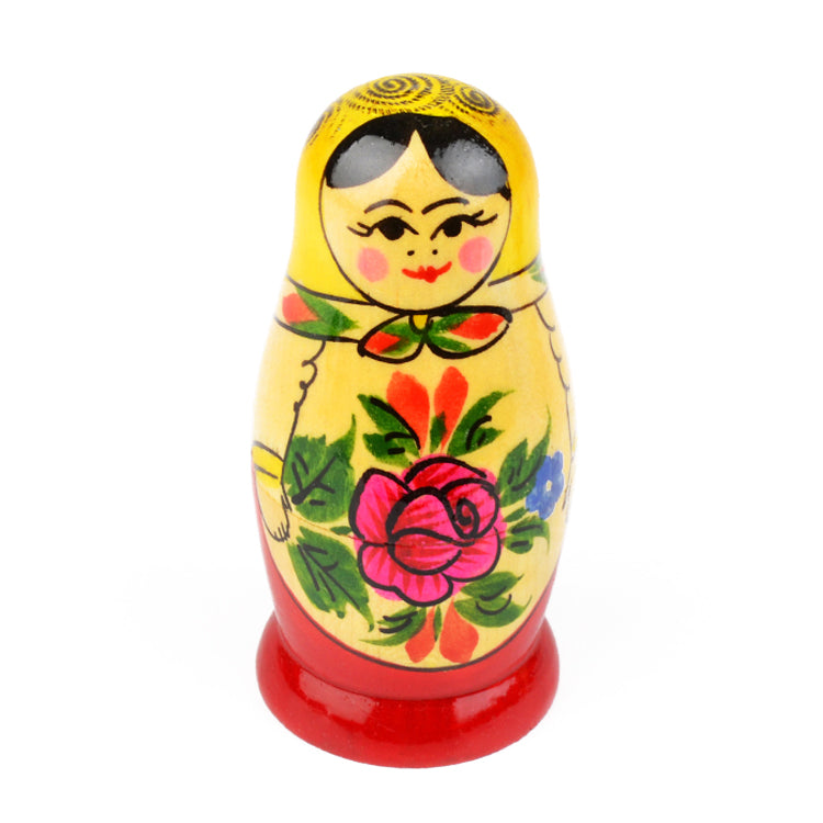Little Red Roses Matryoshka Doll 4 pcs. Set